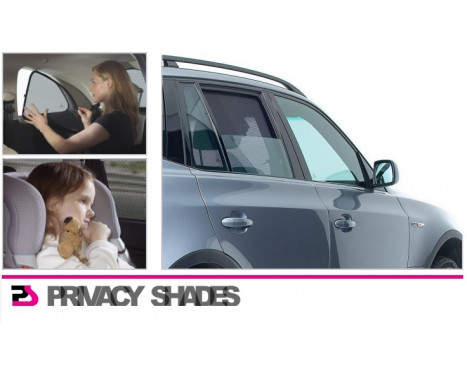 Pare-soleils pour vitres latérales de confidentialité pour Fiat Bravo 5 portes 2007- PV FIBRV5B Privacy shades, Image 4