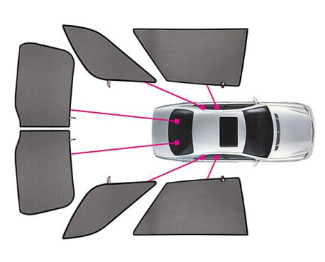 Pare-soleils pour vitres latérales de confidentialité pour Ford Ranger 4 portes 2007-, Image 3