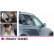 Pare-soleils pour vitres latérales de confidentialité pour Honda Civic Tourer 2012- PV HOCIVEC Privacy shades, Vignette 4