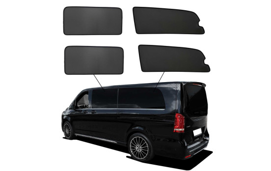 Protection solaire et intimité SunClip adaptée aux Mercedes Classe V W447 (empattement extra long) 2014-2024
