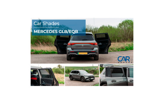 Set de Car Shades (portes arrière) pour Mercedes GLB (X247) 2019- & EQB (X243) 2021- (2 pièces), Image 8