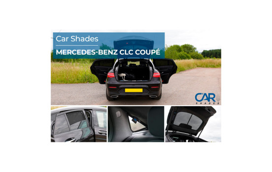 Set de Car Shades sur mesure pour Mercedes GLC Coupé (C253) 2016-2023 (8 pièces), Image 9