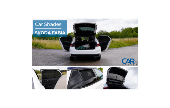Set de Car Shades sur mesure pour Skoda Fabia IV 2021 - (4 pièces), Image 9