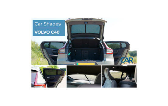Set de Car Shades sur mesure pour Volvo C40 2021 - (6 pièces), Image 8