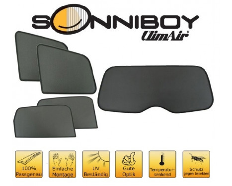 Sonniboy Pare-soleils Pare-soleils pour vitres latérales Subaru Impreza Sedan 2008-2012 (complet), Image 2