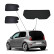 Visibilité et pare-soleil SunClip pour Volkswagen Up!, Seat Mii et Skoda Citigo 5 portes (à partir de 2011)