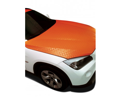 Feuille de vinyle décor orange bricolage 50x100cm, adapté pour les pièces intérieures et extérieures