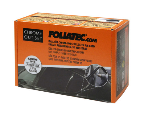 Foliatec 'Chrome Out' Set Noir Mat - Bande de film 5cm x 15m, Image 3