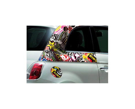 Stickerbomb Foil - Graffiti design 1 - Rouleau de 60x200cm - auto-adhésif, Image 6