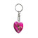 Porte-clés en acier inoxydable - Lady Heart