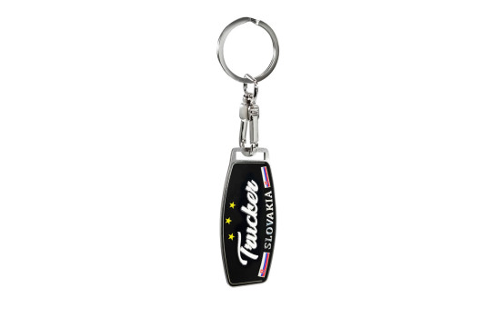 Porte-clés en acier inoxydable - Trucker/Slovaquie