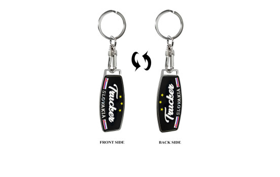 Porte-clés en acier inoxydable - Trucker/Slovaquie, Image 5