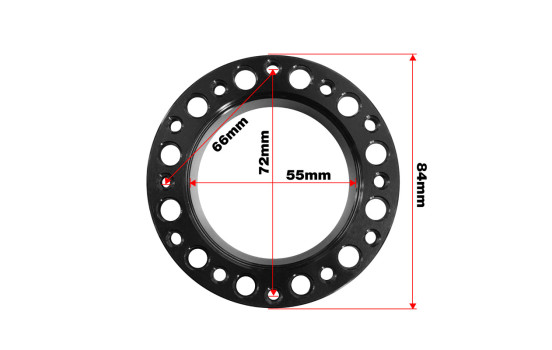 Simoni Racing Extension pour moyeux de direction - Longueur 76mm, Image 3