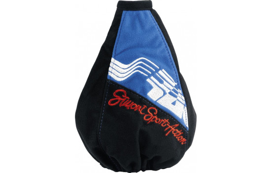 Simoni Racing Gear Shift Cover Sport Action noir/bleu Microfibre