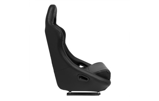 Siège sport 'BH' - Cuir artificiel noir - Dossier fixe - avec glissières, Image 4