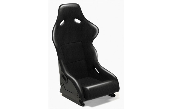 Siège sport 'BS1' - Cuir artificiel noir - Dossier fixe en polyester