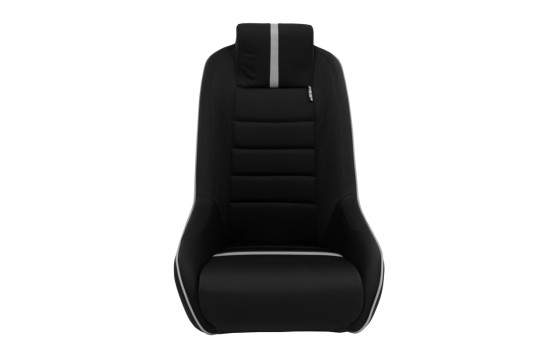 Siège sport 'Classic RS' - Noir/Gris - Dossier fixe + Appui-tête intégré - luge incluse, Image 3