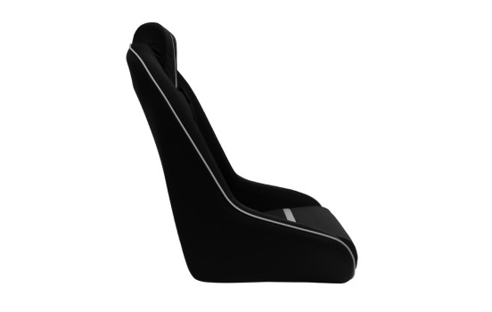 Siège sport 'Classic RS' - Noir/Gris - Dossier fixe + Appui-tête intégré - luge incluse, Image 4