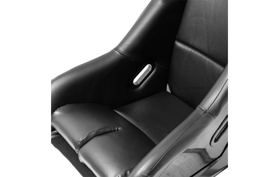 Siège sport 'FS' - Similicuir noir - Dossier fixe en polyester - avec glissières, Image 5