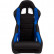 Siège sport 'K5' - Noir/Bleu - Dossier fixe - avec glissières, Vignette 5