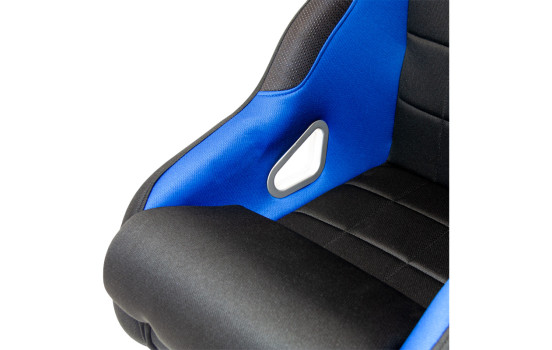 Siège sport 'K5' - Noir/Bleu - Dossier fixe - avec glissières, Image 6
