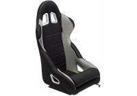 Siège sport 'K5' - Noir/Gris - Dossier fixe - avec glissières
