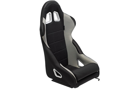 Siège sport 'K5' - Noir/Gris - Dossier fixe - avec glissières