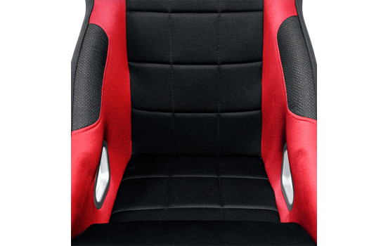 Siège sport 'K5' - Noir/Rouge - Dossier fixe - avec glissières, Image 3