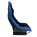 Siège sport 'LV' - Noir/Bleu - Dossier fixe en polyester - avec glissières, Vignette 4