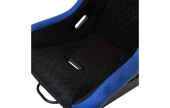Siège sport 'LV' - Noir/Bleu - Dossier fixe en polyester - avec glissières, Image 5