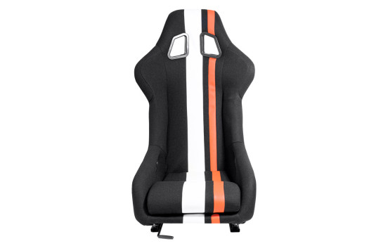 Siège sport 'MO' - Noir/Rouge/Blanc - Dossier fixe en polyester, Image 3