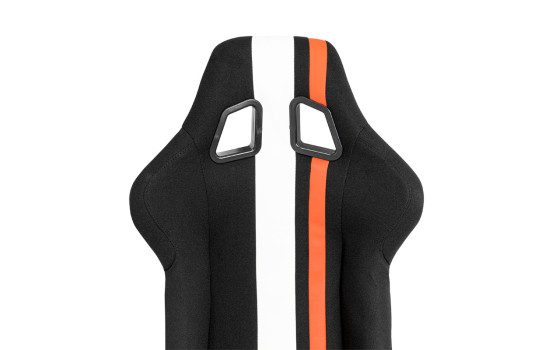 Siège sport 'MO' - Noir/Rouge/Blanc - Dossier fixe en polyester, Image 5