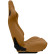 Chaise de sport 'GK' - Cuir artificiel beige - Dossier réglable des deux côtés - toboggans inclus, Vignette 4