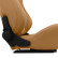 Chaise de sport 'GK' - Cuir artificiel beige - Dossier réglable des deux côtés - toboggans inclus, Vignette 7