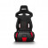 Selle sport Sparco R333 Noir/Rouge (Réglable), Vignette 2