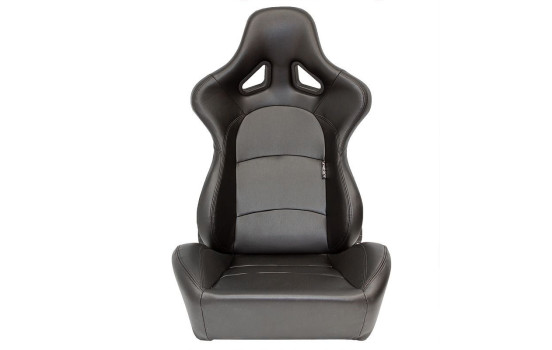 Siège sport 'BS2' - Cuir synthétique noir - Dossier polyester réglable des deux côtés, Image 3