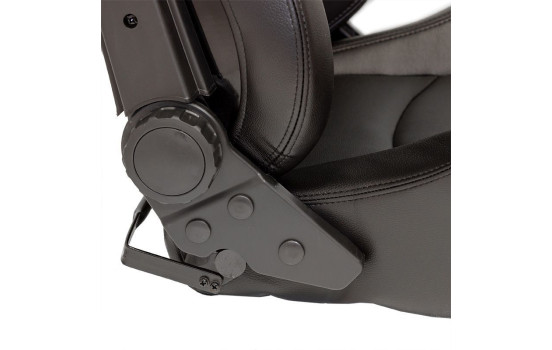 Siège sport 'BS2' - Cuir synthétique noir - Dossier polyester réglable des deux côtés, Image 5