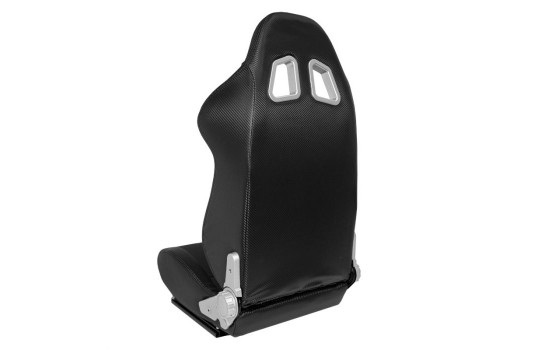 Siège sport 'DS' - Similicuir aspect carbone - Dossier réglable des deux côtés, Image 2