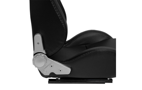 Siège sport 'DS' - Similicuir aspect carbone - Dossier réglable des deux côtés, Image 7