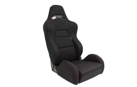 Siège sport 'Eco' - Noir - Dossier réglable côté gauche - incl