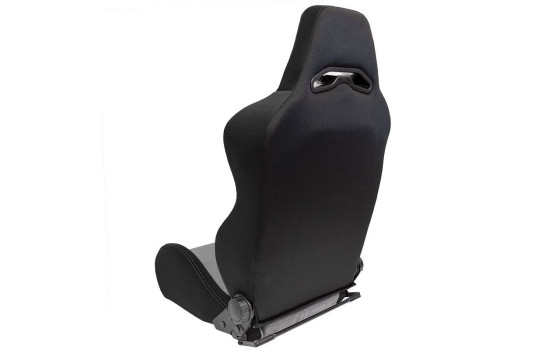 Siège sport 'Eco Soft' - Noir/Gris - Dossier réglable des deux côtés - avec glissières, Image 2
