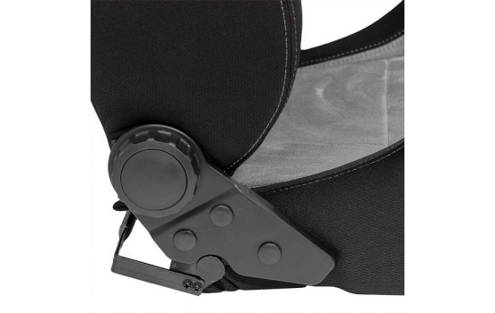Siège sport 'Eco Soft' - Noir/Gris - Dossier réglable des deux côtés - avec glissières, Image 5