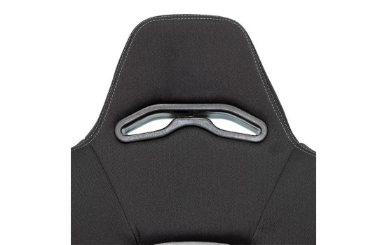 Siège sport 'Eco Soft' - Noir/Gris - Dossier réglable des deux côtés - avec glissières, Image 8