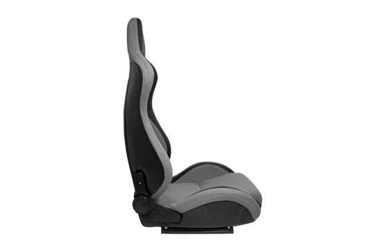 Siège sport 'MS' - Noir/Gris - Dossier réglable des deux côtés, Image 4