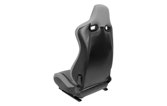 Siège sport 'MS' - Noir/Gris - Dossier réglable des deux côtés, Image 2