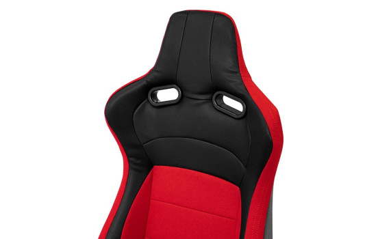 Siège sport 'MS' - Noir/Rouge - Dossier réglable des deux côtés, Image 8