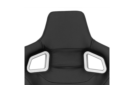 Siège sport 'RS6-II' - Cuir artificiel noir mat - Dossier réglable des deux côtés, Image 8