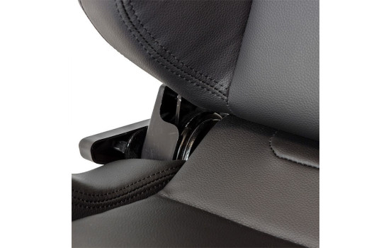 Siège sport 'RS6-II' - Cuir artificiel noir mat - Dossier réglable des deux côtés, Image 6
