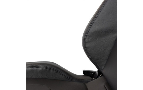 Siège sport 'RS6-II' - Cuir artificiel noir mat - Dossier réglable des deux côtés, Image 7