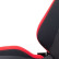 Siège sport 'RS6-II' - Tissu Noir/Rouge - Dossier réglable des deux côtés - incl, Vignette 5